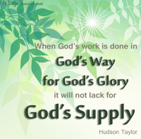 God’s Supply