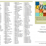 Free printable chronological bible reading plans
