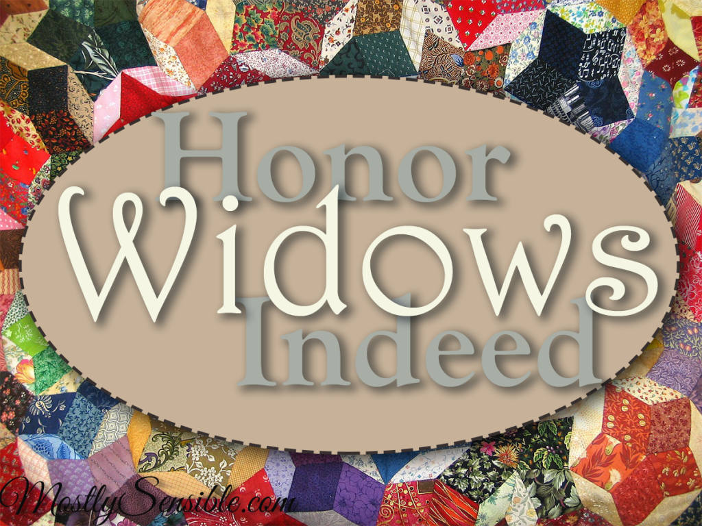 Honor Widows Indeed