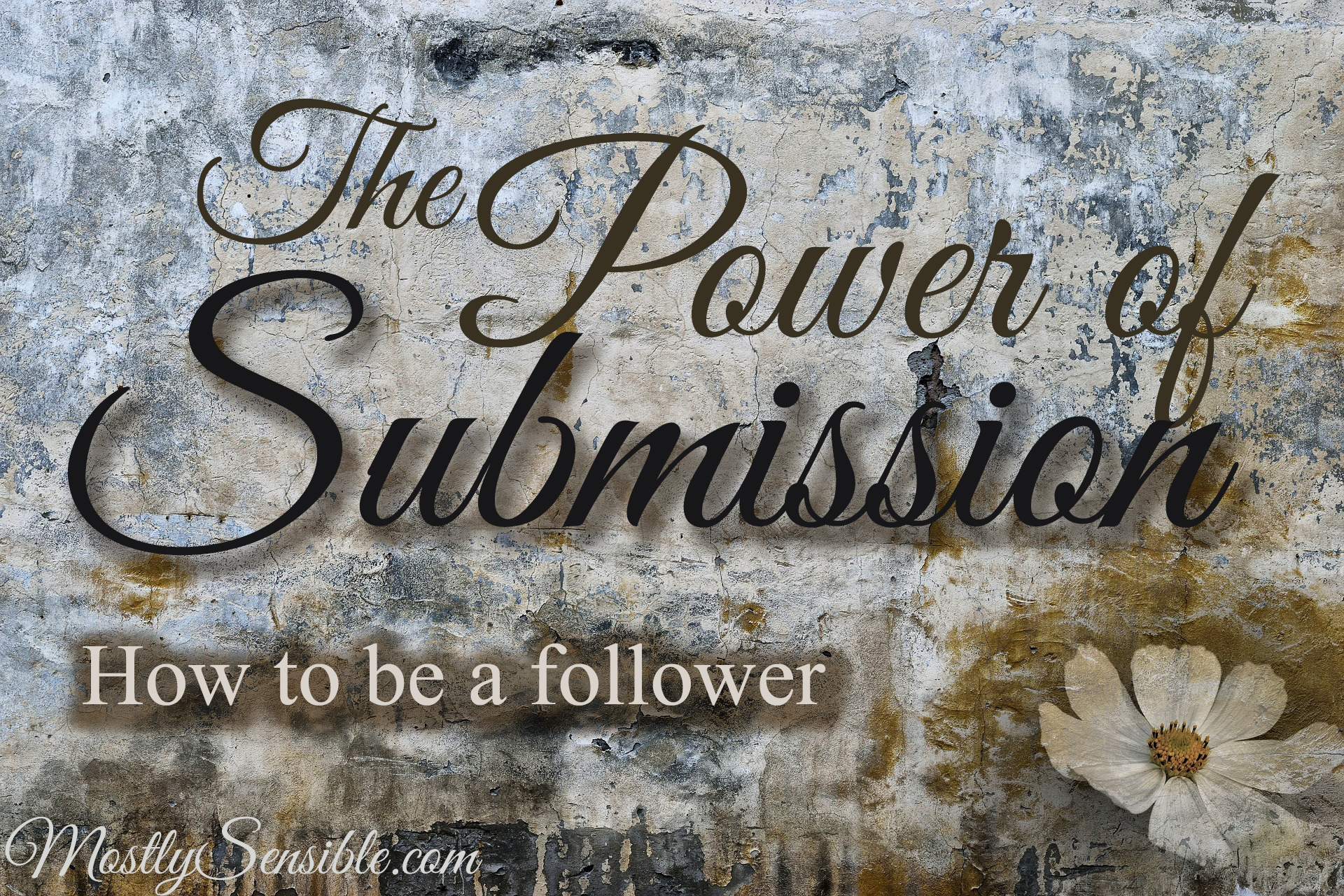 O The Power Of Submission