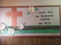 I know that my Redeemer LIVETH! Bulletin Board