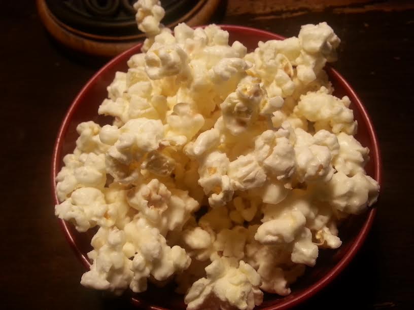 White Christmas Popcorn Treat